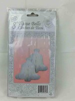 8" Tissue Bells 2Ct White