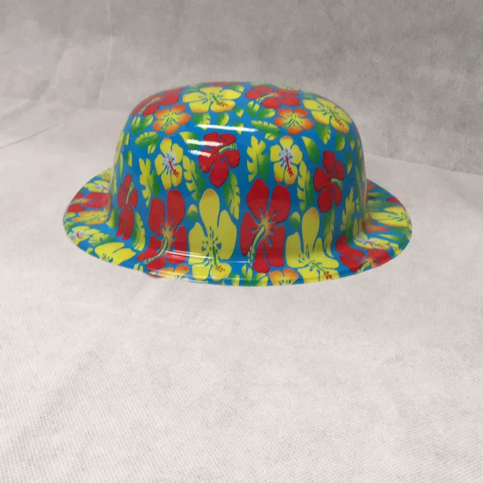 Aloha Print Plastic Top Hat Multi-Coloured