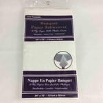 Banquet Tablecover White 54 Inches X 72 Inches