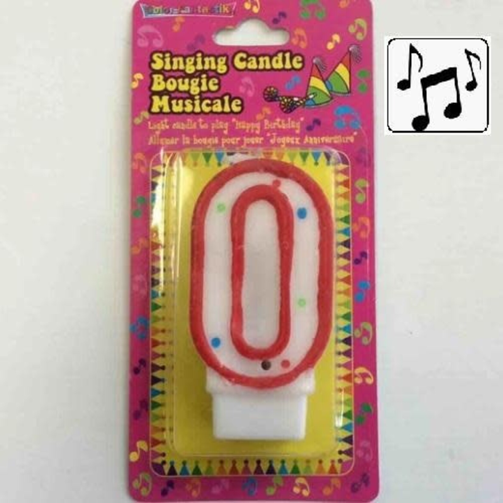 Musical Numeral Birthday Candle