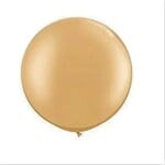 Giant Latex Balloons, Metallic Gold 30" (2pcs)