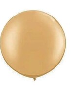 Giant Latex Balloons, Metallic Gold 30" (2pcs)