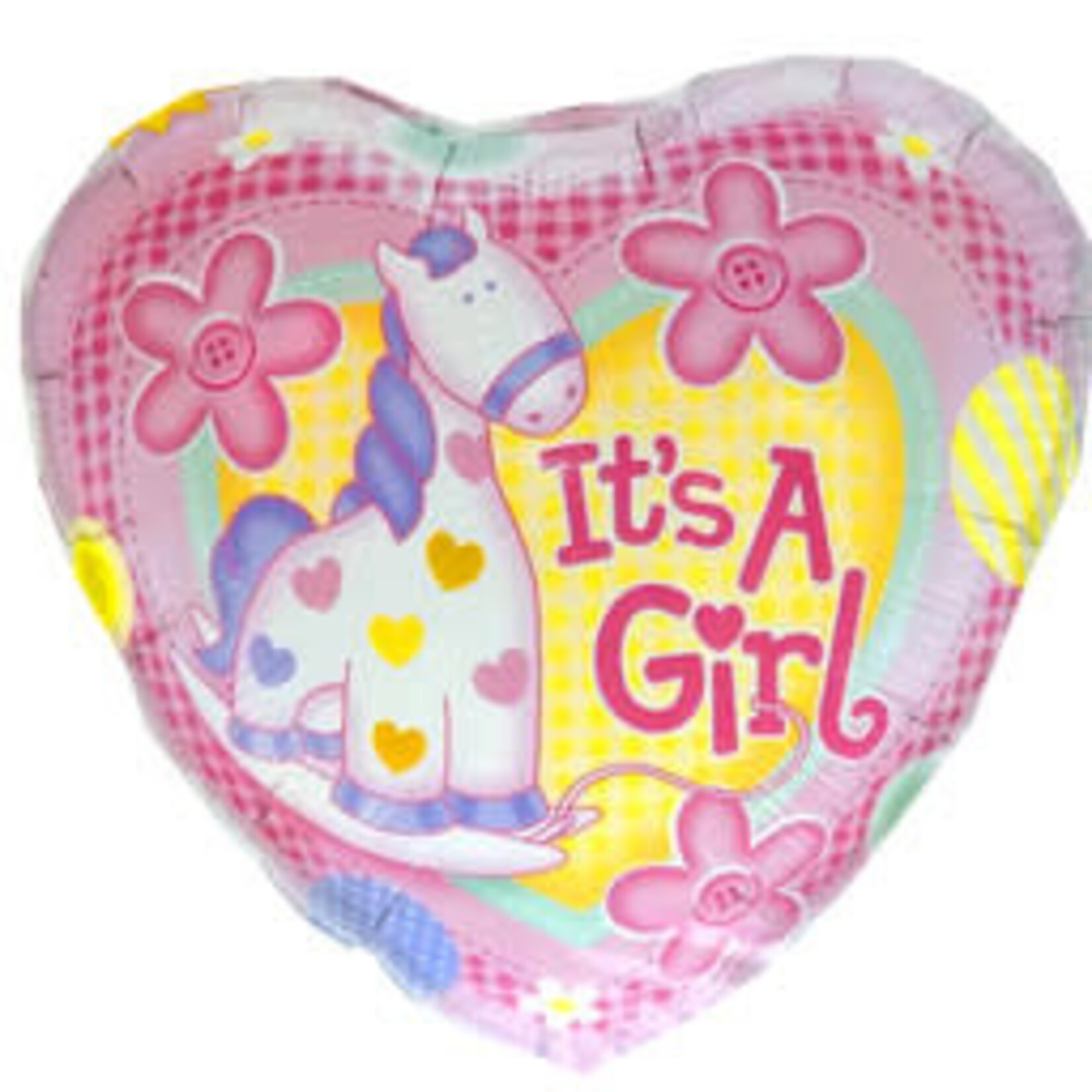 18" 2 Sided Printed Mylar Balloon It's A Girl 2
