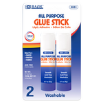 Bazic Premium Glue Stick 21g (2/Pk)