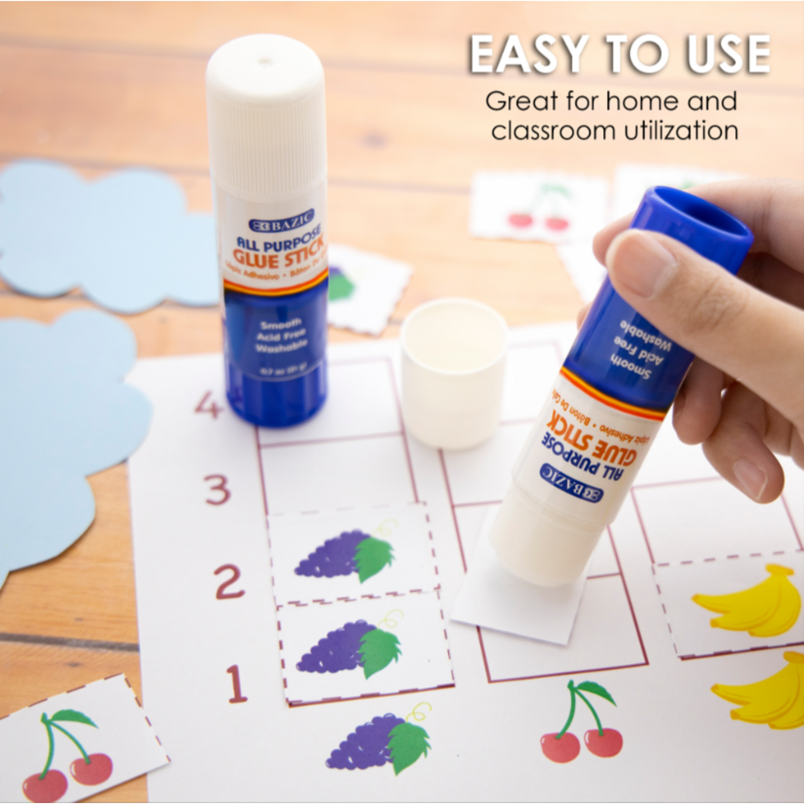 Bazic Premium Glue Stick 21g (2/Pk)