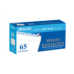 Bazic Self-Seal White Envelopes 3/4 (65/Pk)