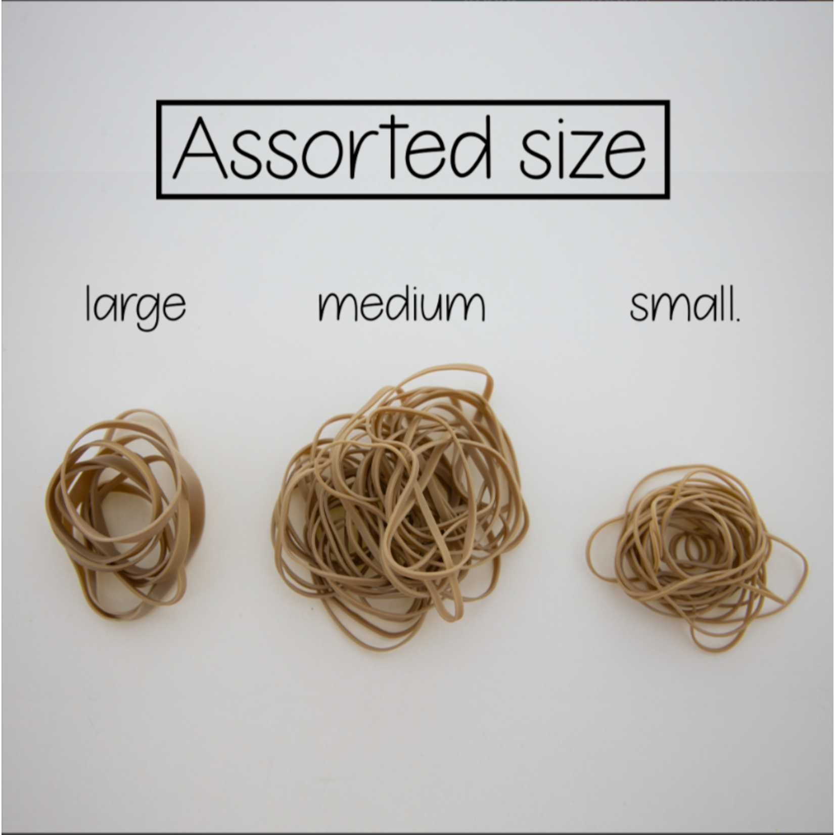 Bazic Bazic Rubber Bands Assorted 2oz