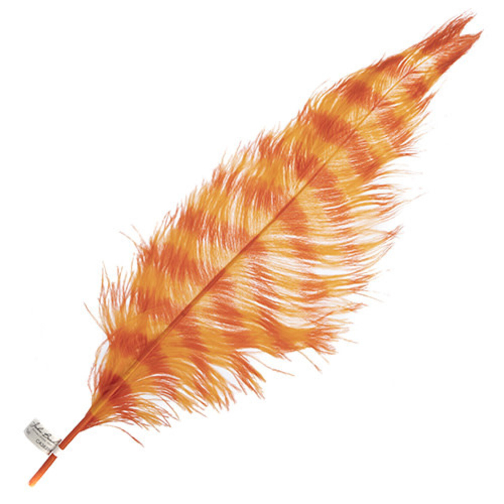Premium Plumes 21-24 Inch Striped - Sunset