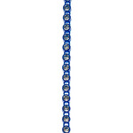 Crystal Lane Rhinestone Banding 10Yds 1Row SS8 Royal Blue Casing - Crystal