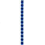 Crystal Lane Rhinestone Banding 10Yds 1Row SS8 Naving Casing - Sapphire