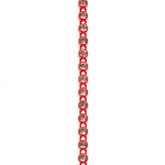Crystal Lane Rhinestone Banding 10Yds 1Row SS8 Red Casing - Crystal