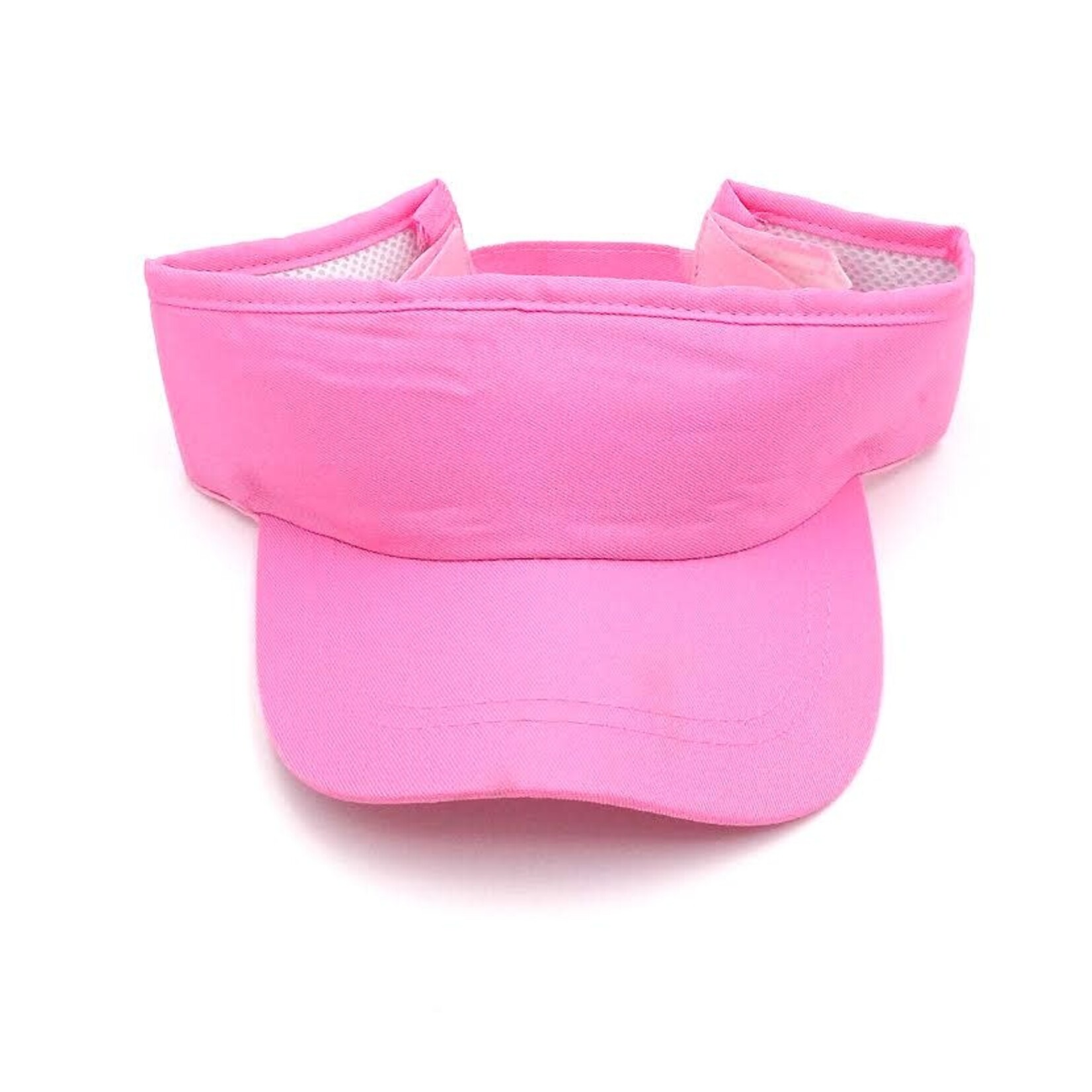 Visor With Velcro Closure -  Baby Pink