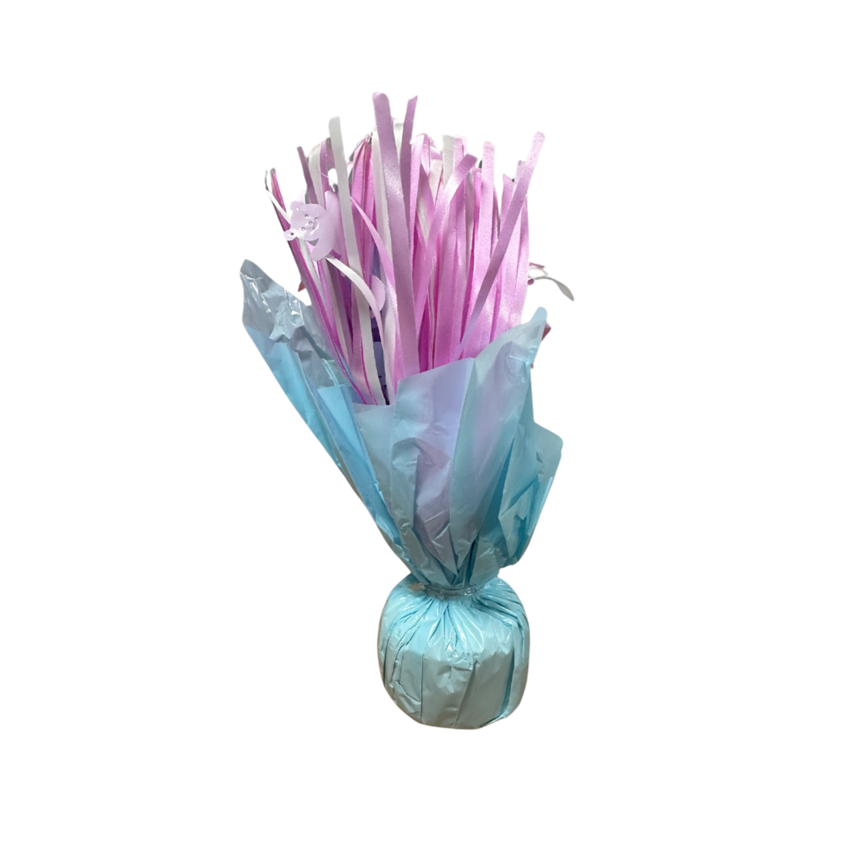 Baby Blue Pom Pom Balloon Weight