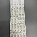 ID Wristbands Bands Tyvek (Paper) 3/4 Inch Gold and Silver Fireworks