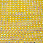Crystal Lane Rhinestone Banding 10Yds 1Row SS8 Lemon Casing - Crystal AB