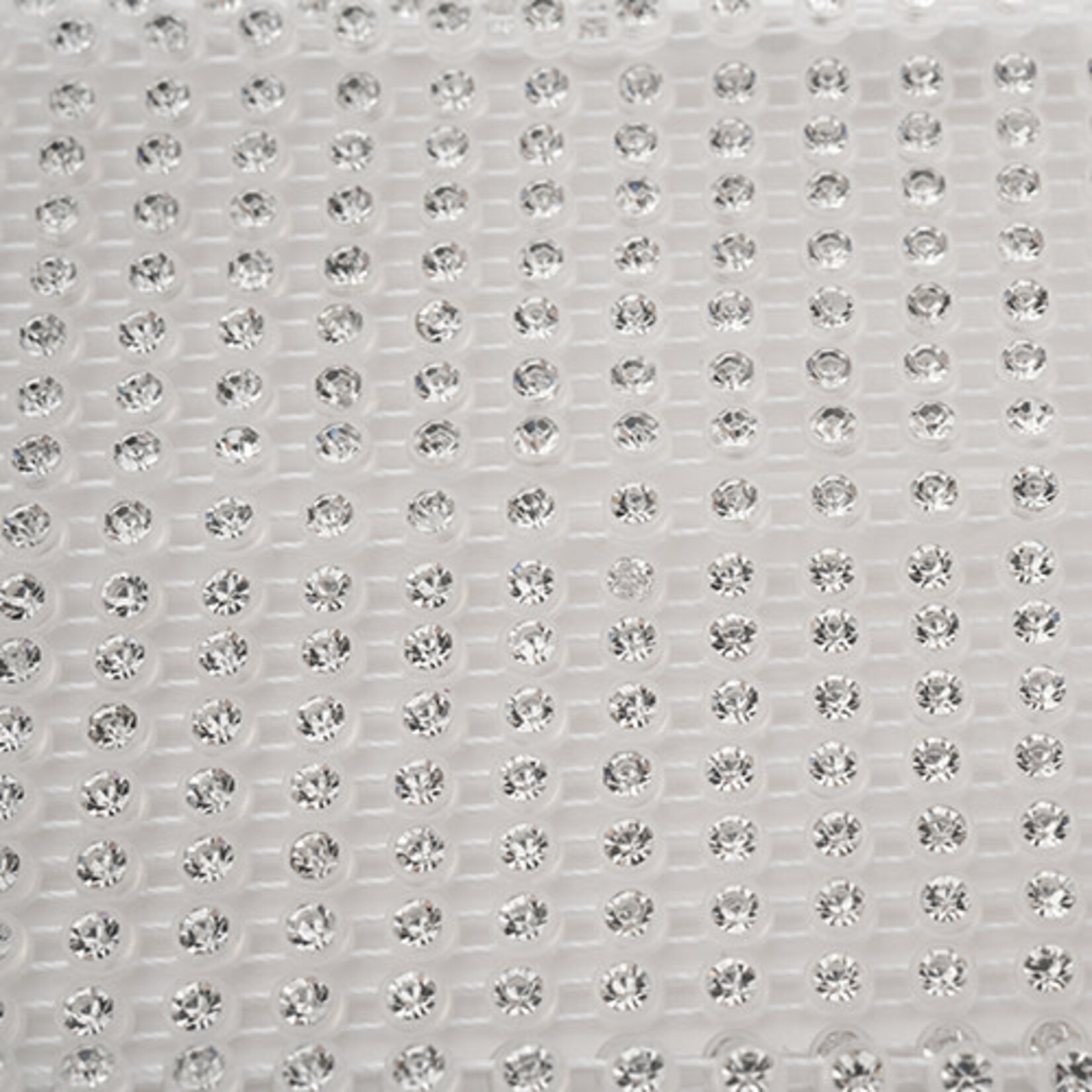 Crystal Lane Rhinestone Banding 10Yds 1Row SS10 Transparent Casing - Crystal