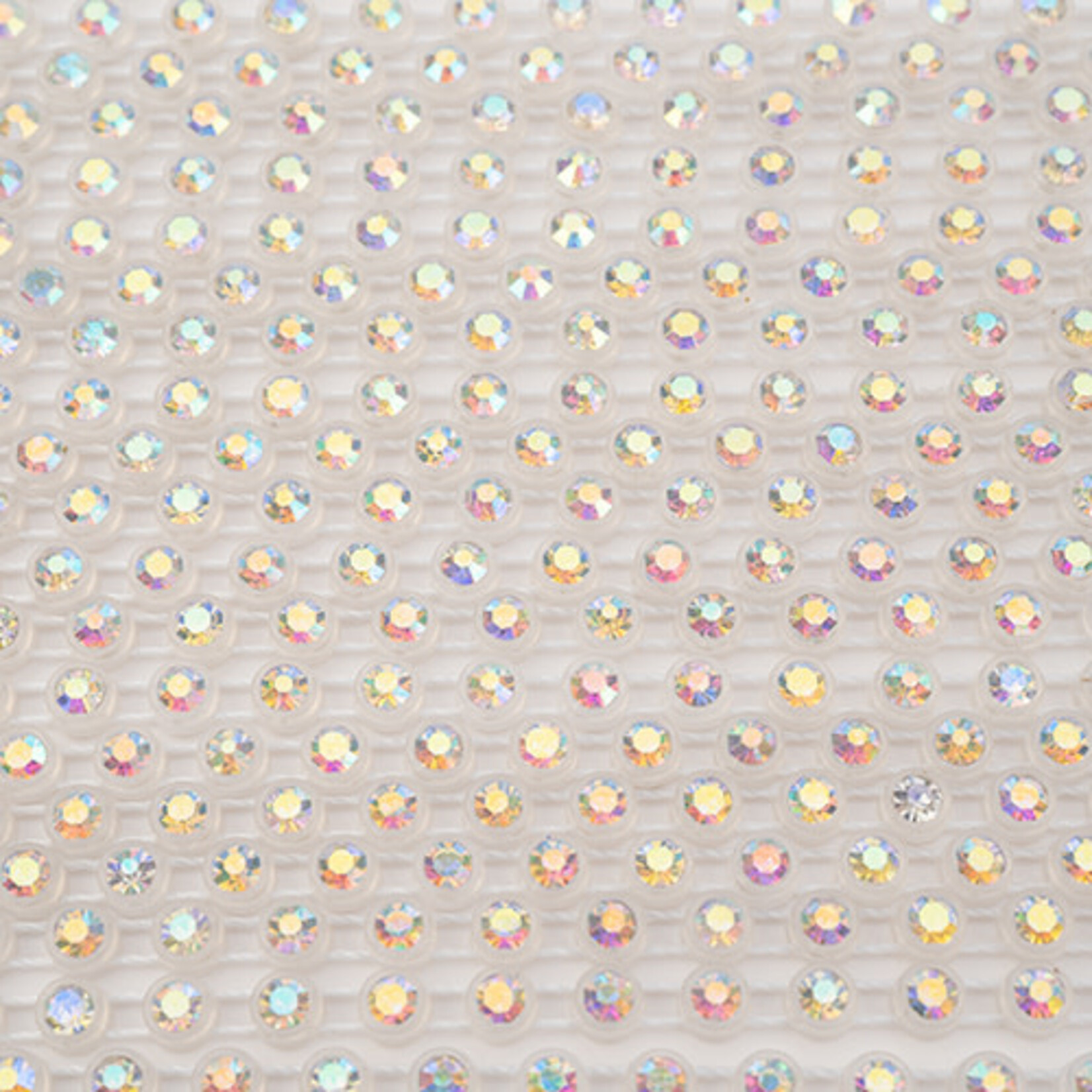 Crystal Lane Rhinestone Banding 10Yds 1Row SS10 Transparent Casing - Crystal AB