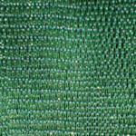 Polyester Spandex Mesh with AB Stones - Green