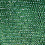 Polyester Spandex Mesh with AB Stones - Green