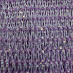 Polyester Spandex Mesh with AB Stones - Lilac