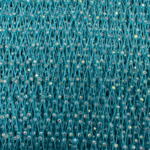 Polyester Spandex Mesh with AB Stones - Marine