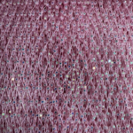 Polyester Spandex Mesh with AB Stones - Pink