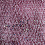 Polyester Spandex Mesh with AB Stones - Pink