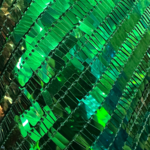 Hanging Sequin Mesh - Emerald Green