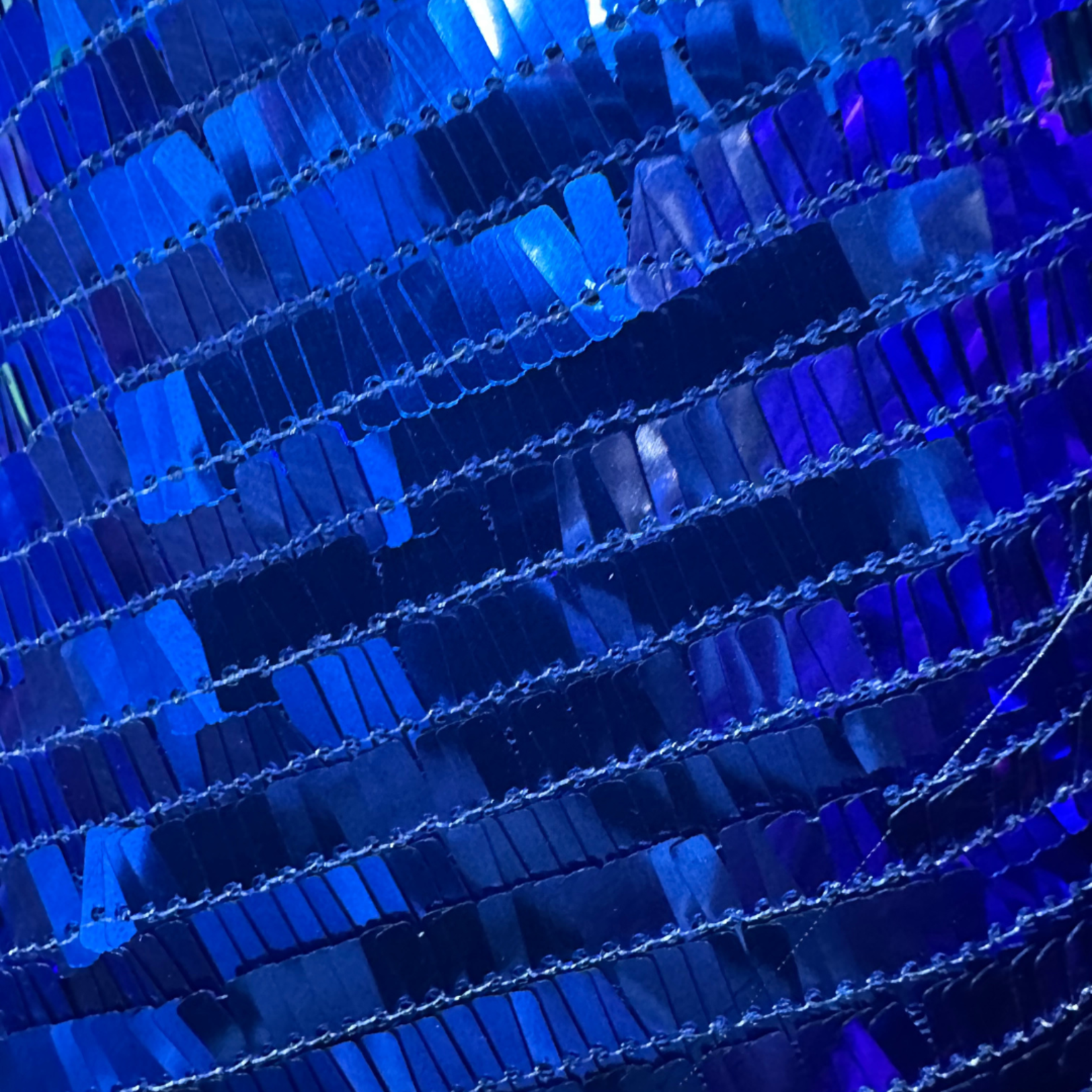 Hanging Sequin Mesh - Royal Blue