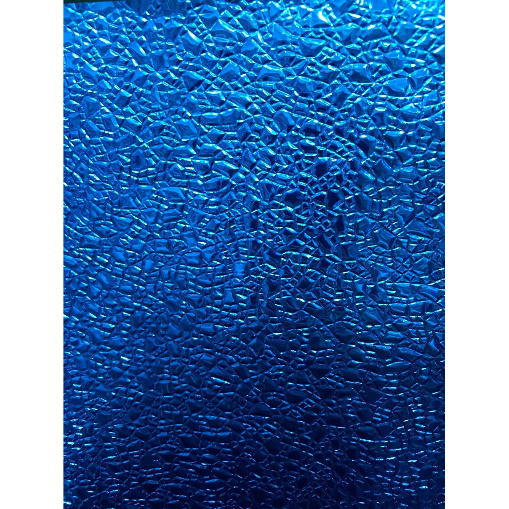 Cracked Ice (Foil) 48 - 50 Inches Blue (Royal)