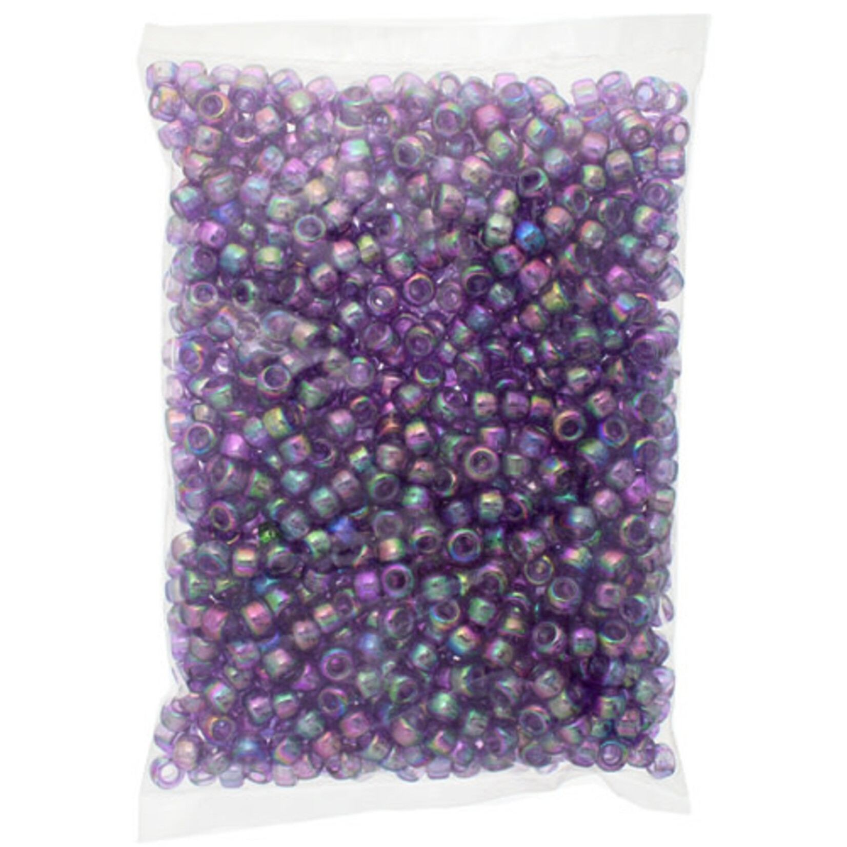 Crowbeads 9mm (1000pcs)  Light Amethyst Opaque AB