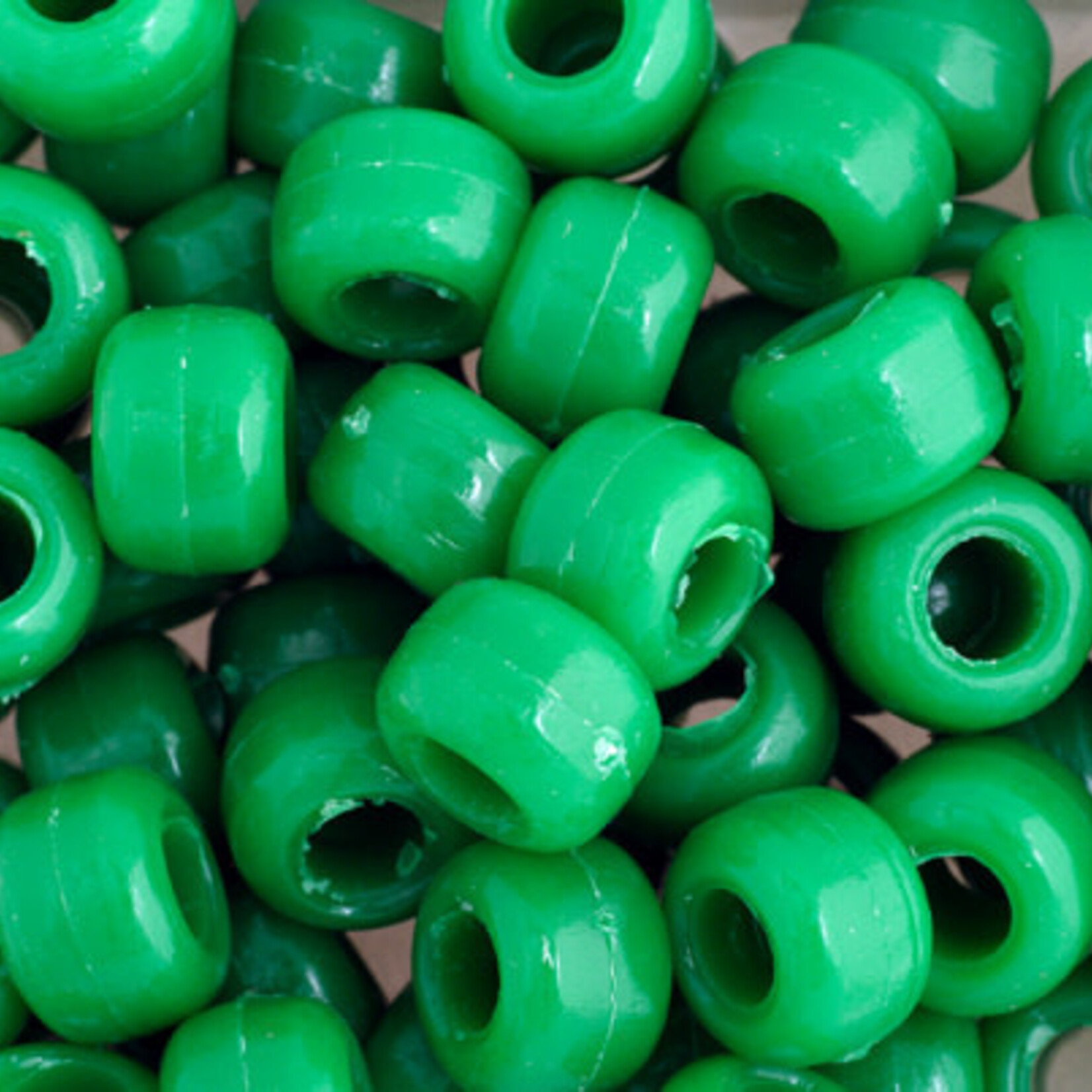 Crowbeads 9mm (60pcs) Green Opaque