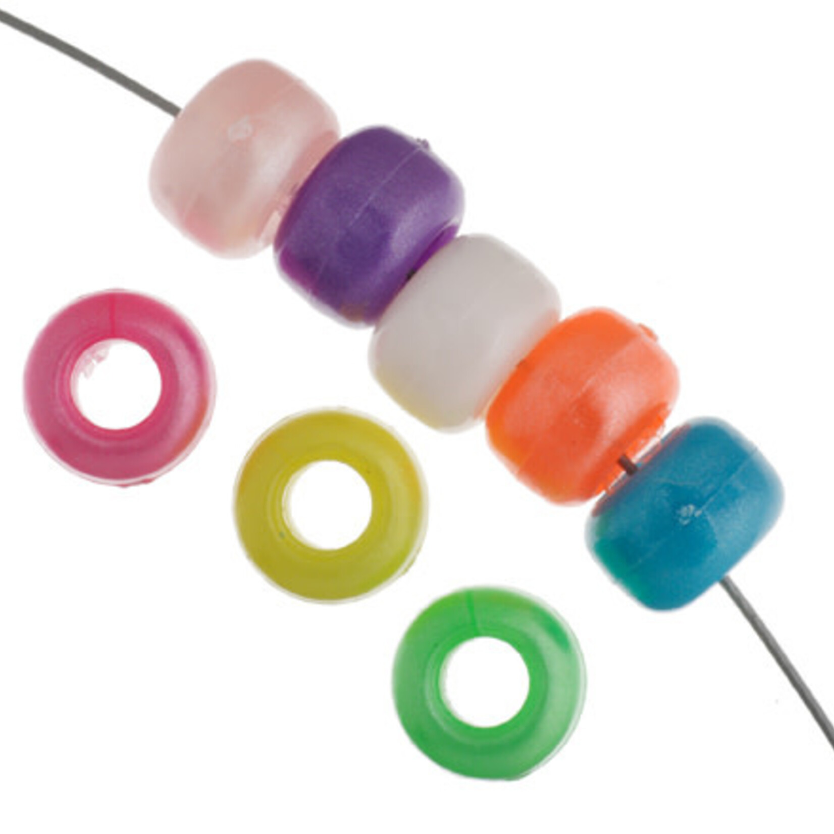 Crowbeads 9mm (60pcs) Multi-Color Pearl