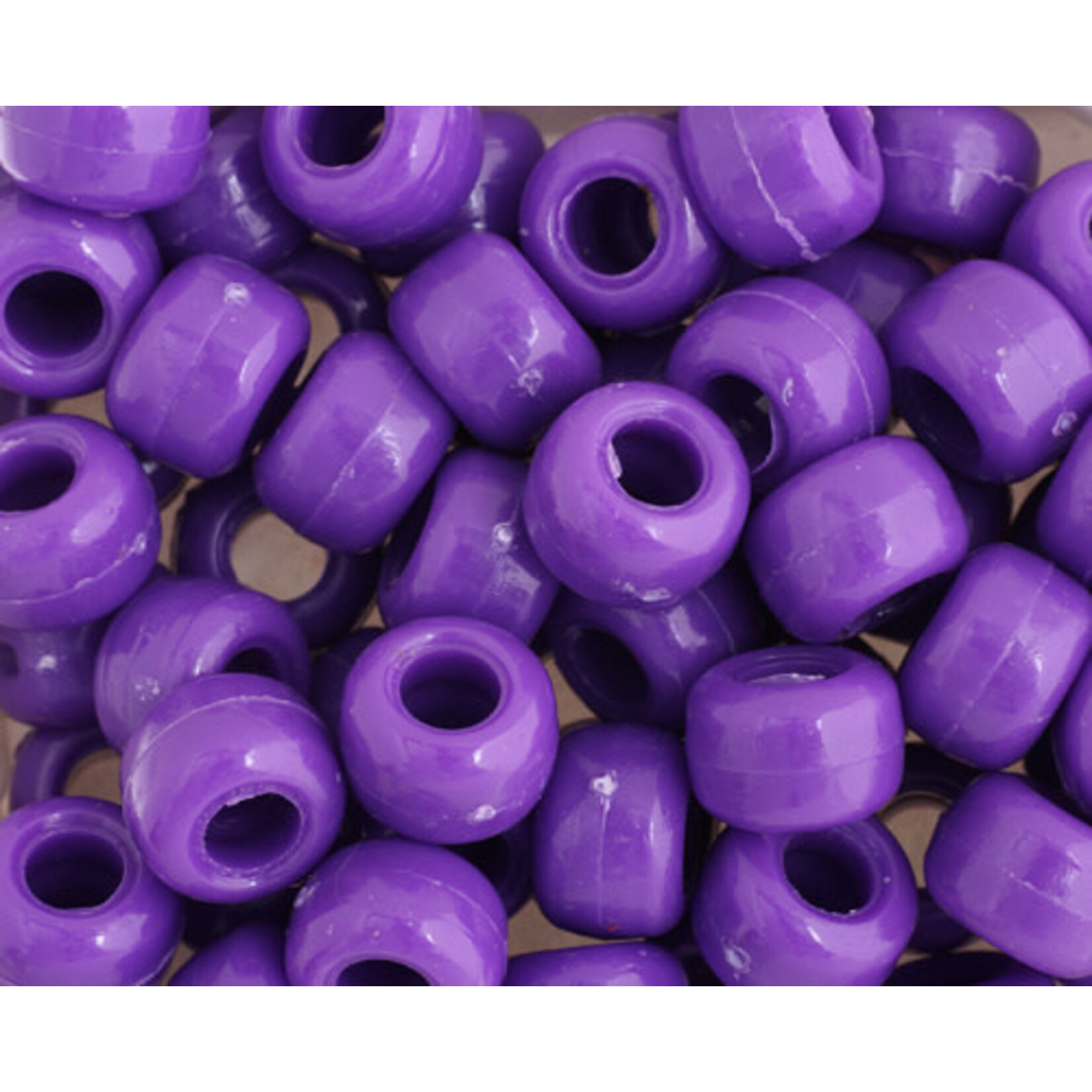 Crowbeads 9mm (60pcs) Purple Opaque