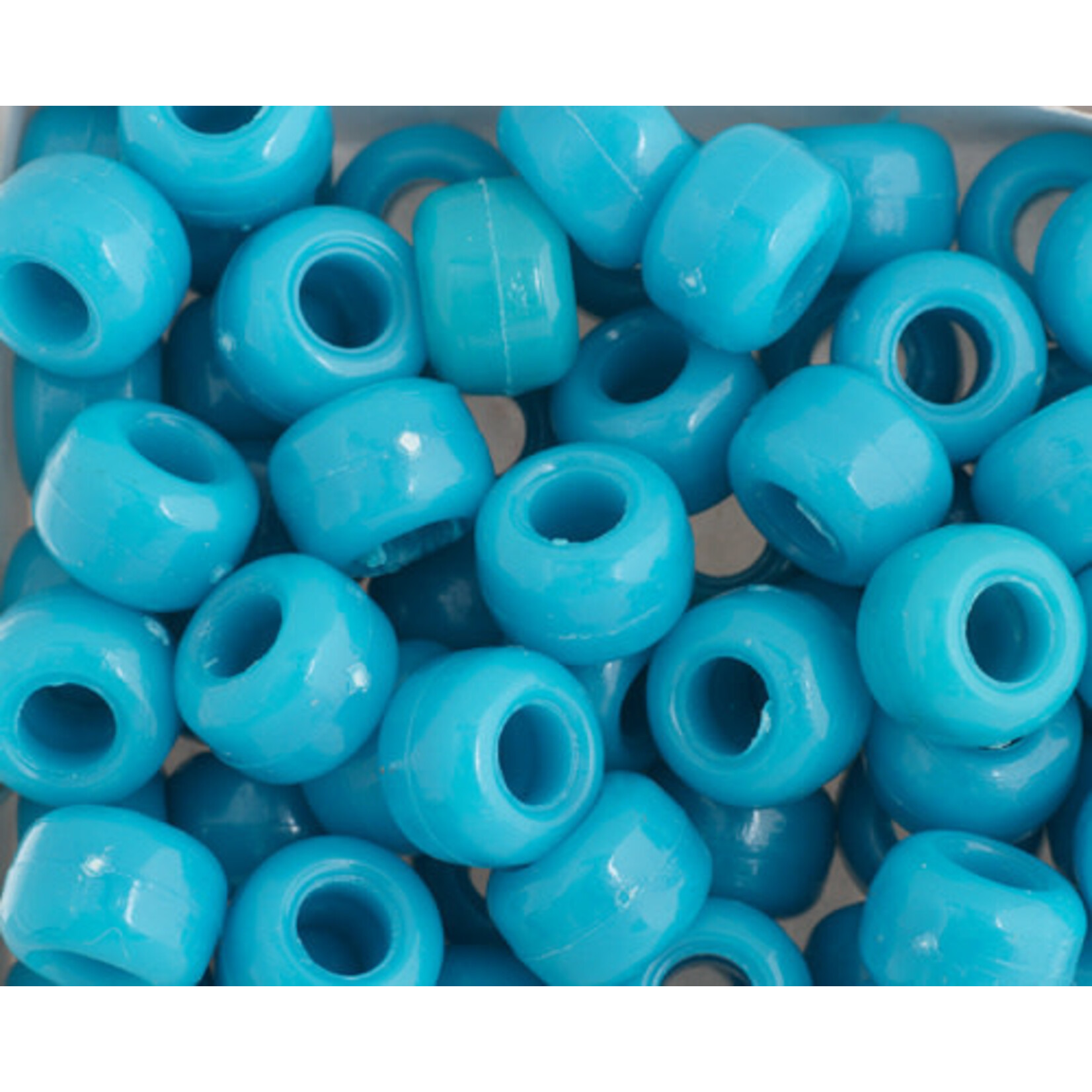 Crowbeads 9mm (60pcs) Turquoise Opaque