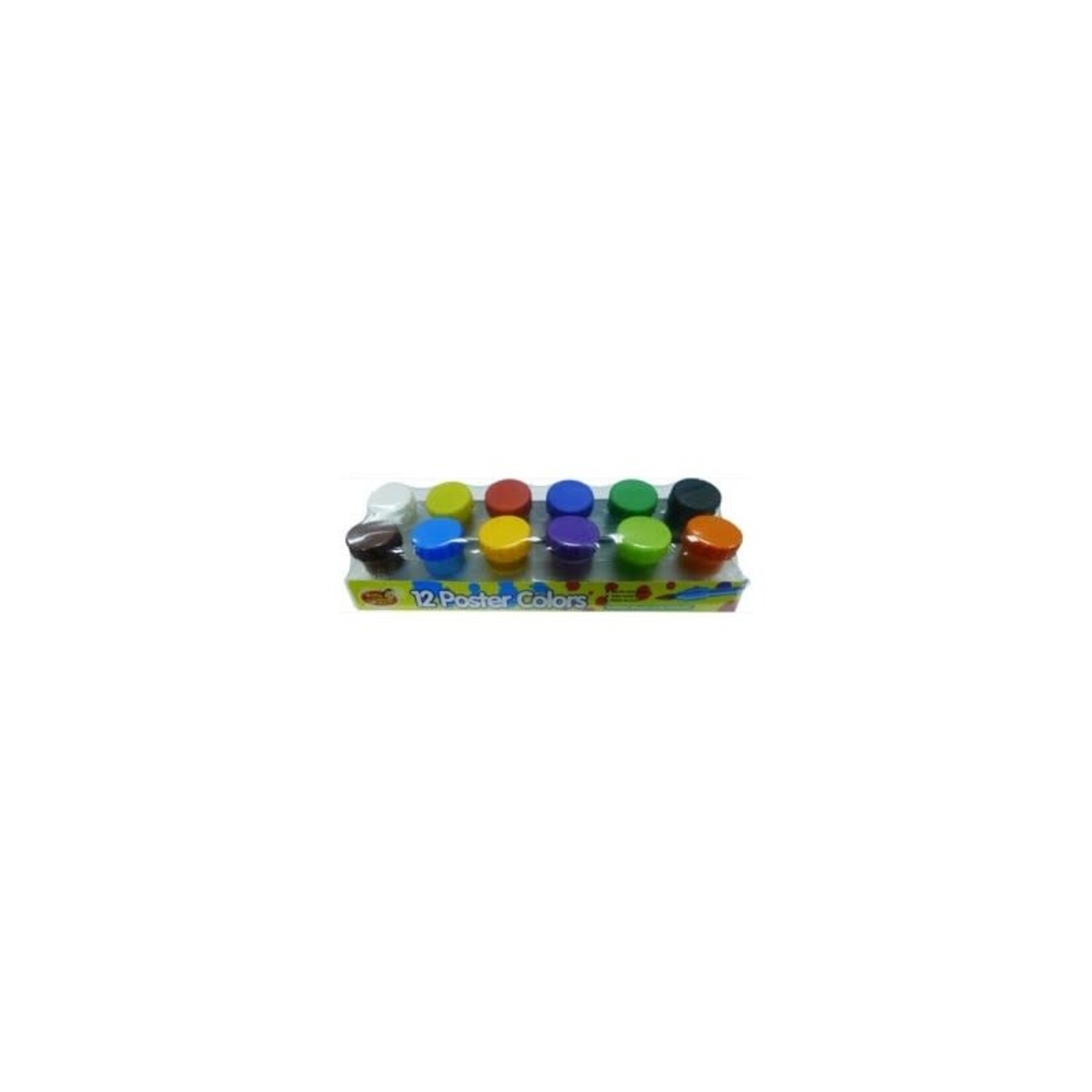 Poster Paint 12'S Kids Club Assorted Colours