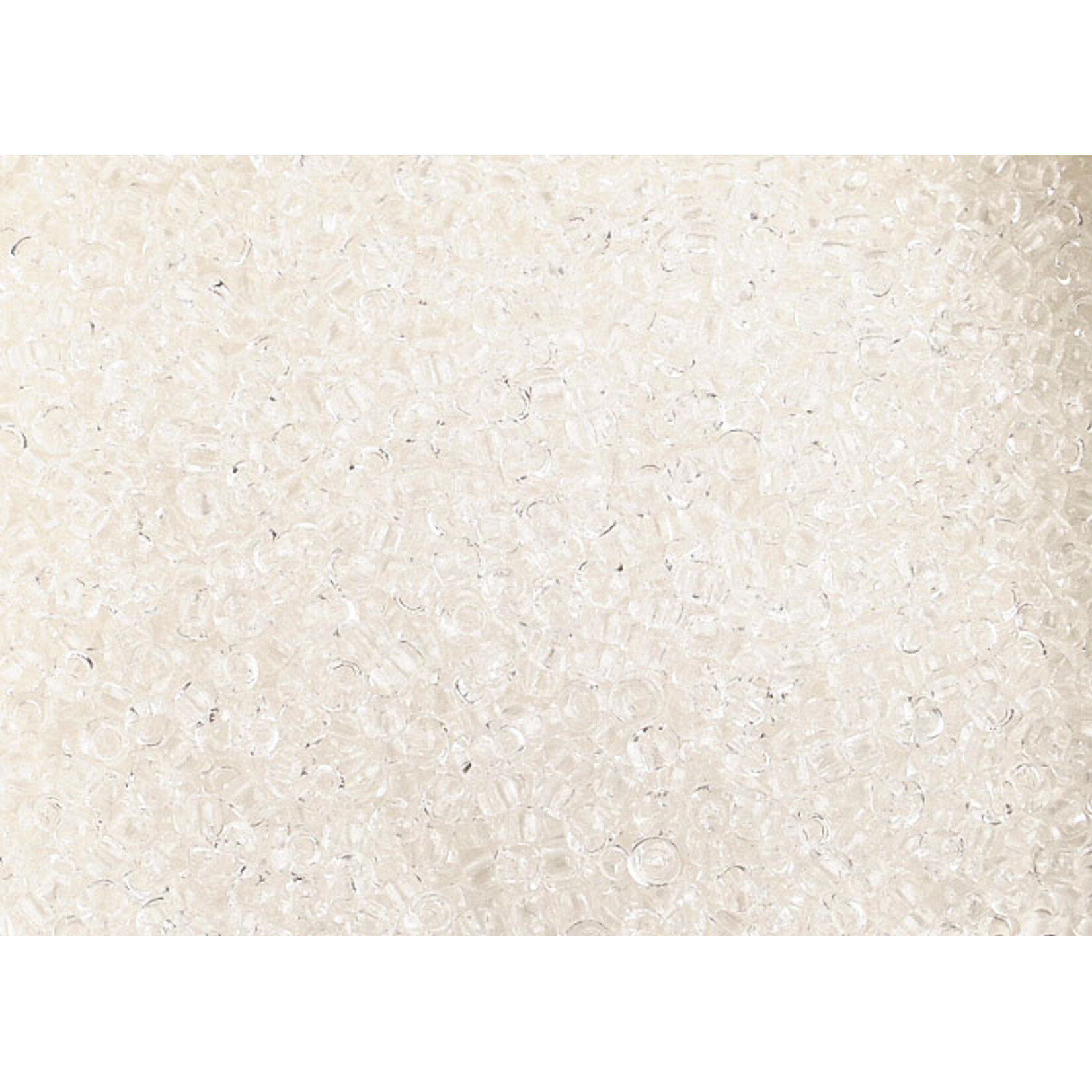 Czech Seedbeads (500 grams) 10/0 Transparent Crystal