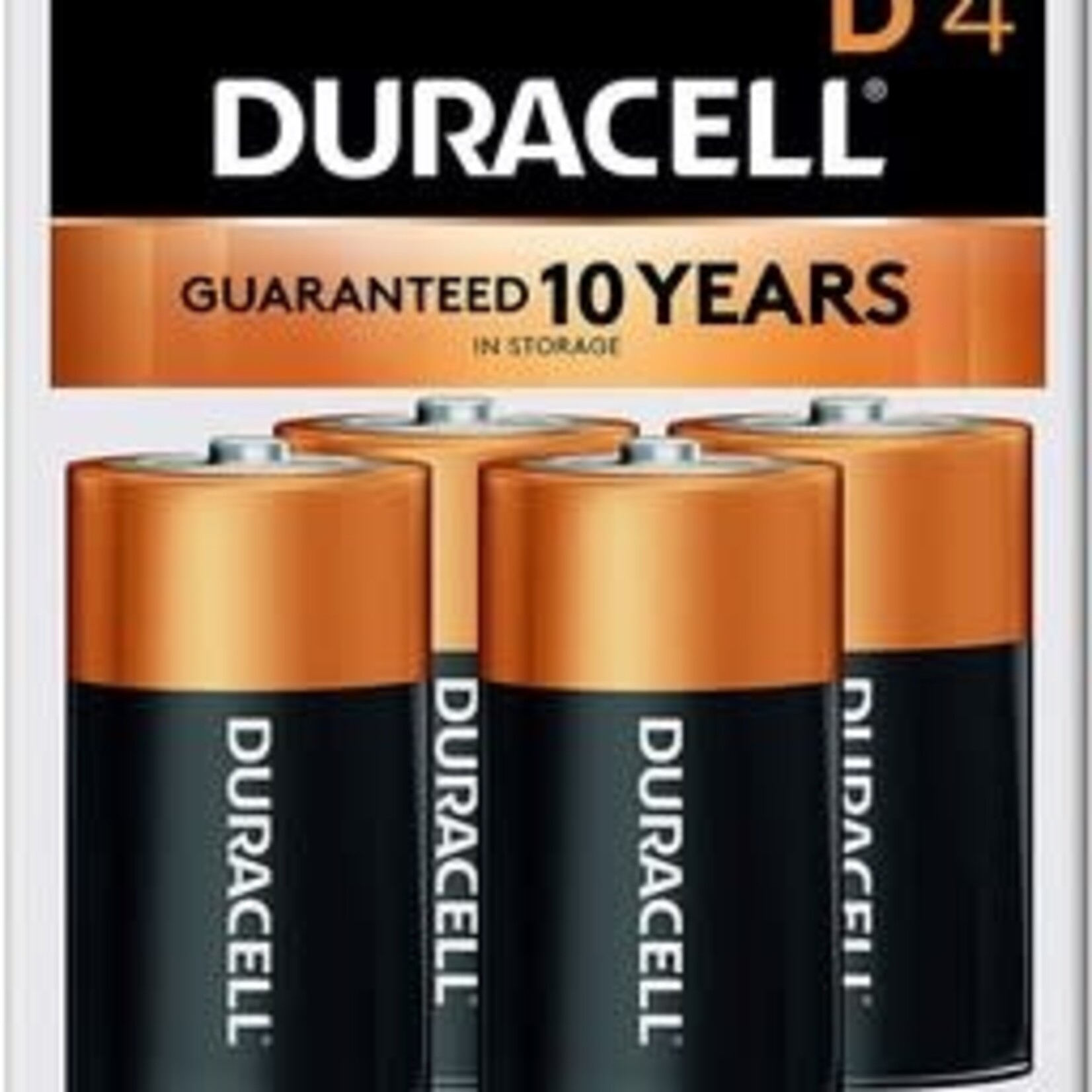 Duracell D Batteries - 4 Pack