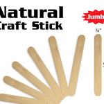 Bazic Bazic Jumbo natural Craft Stick (100/pack)