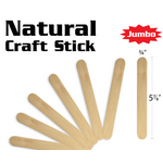 Bazic Bazic Jumbo natural Craft Stick (100/pack)
