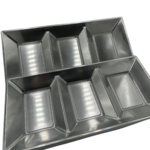 Fantastik Party 2CT 3-Section Snack Tray - Silver