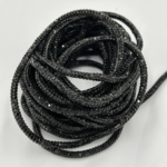 4mm Rhinestone Rope Trimming 5M - Black