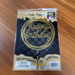 50713 - Cake Topper Happy Birthday - 4.5"