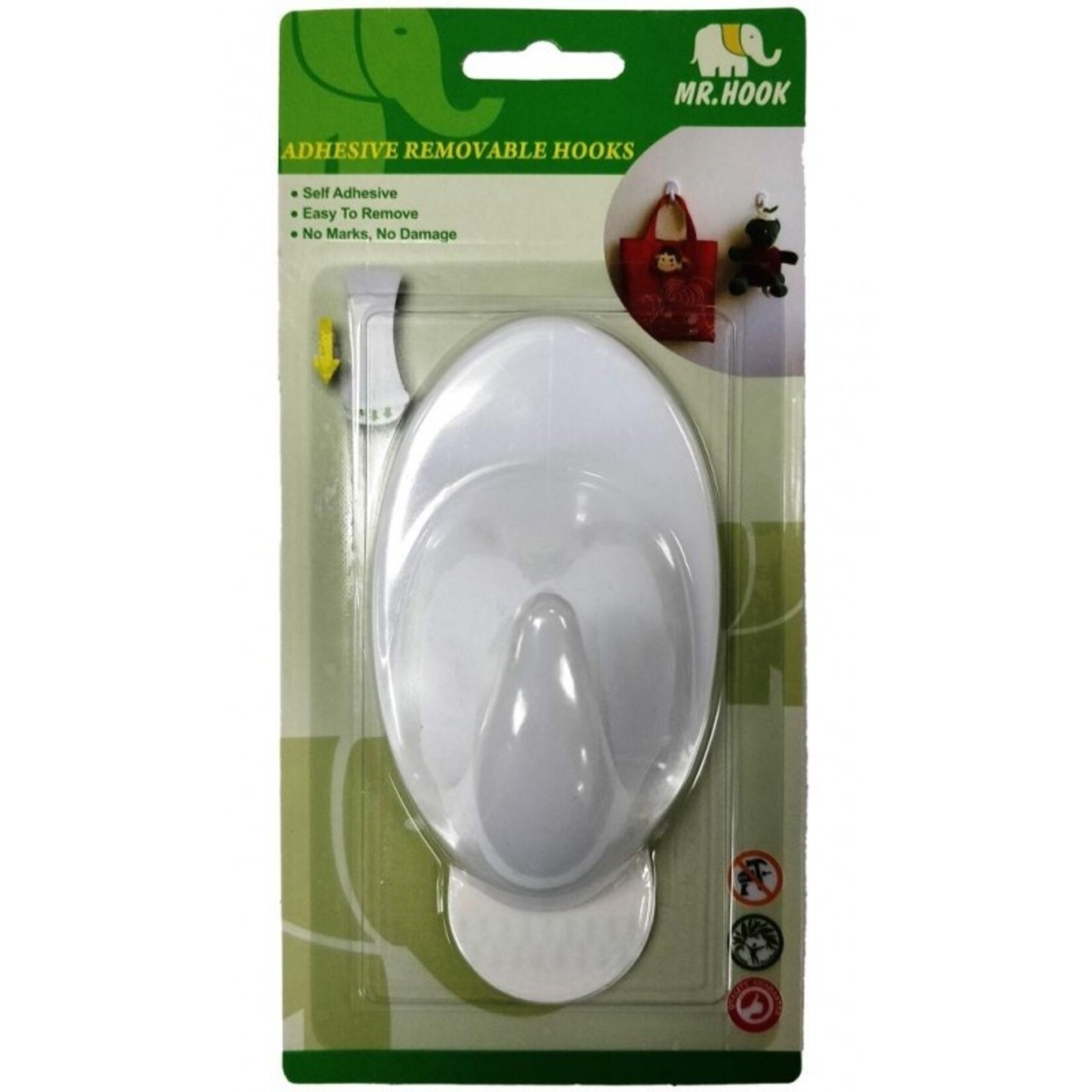 ADHESIVE HOOK 1PC 6.6LBS