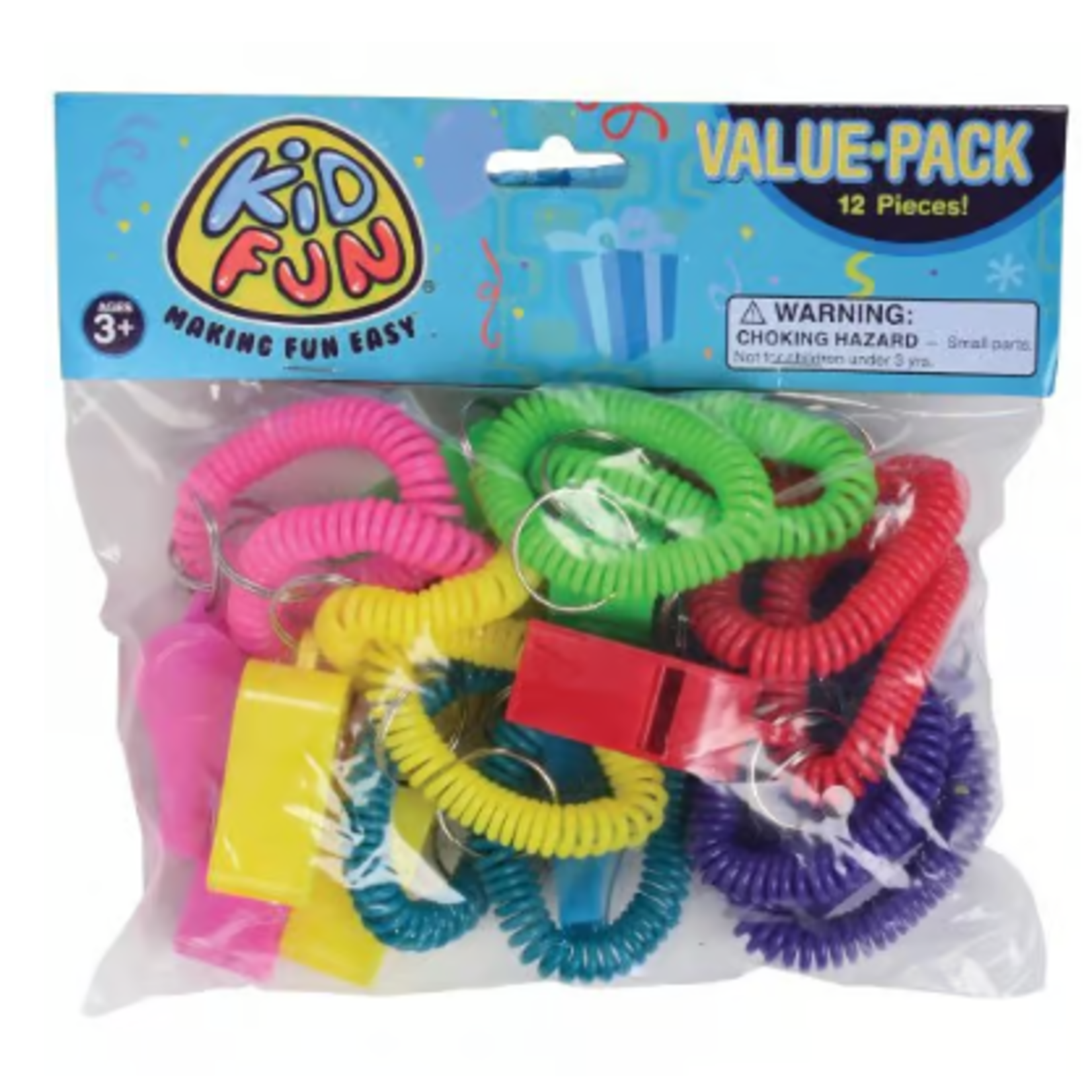 Bracelet  Whistle Keychains (12 Pieces)