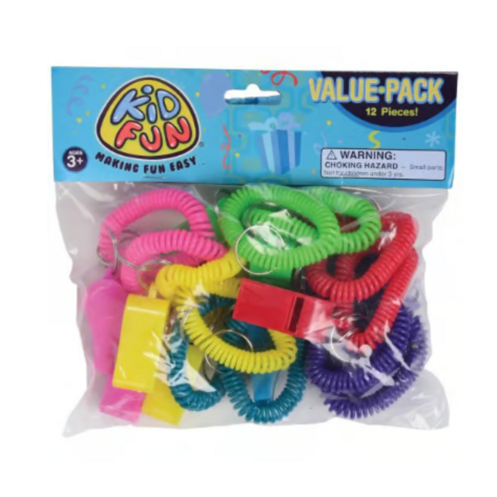 Bracelet  Whistle Keychains (12 Pieces)