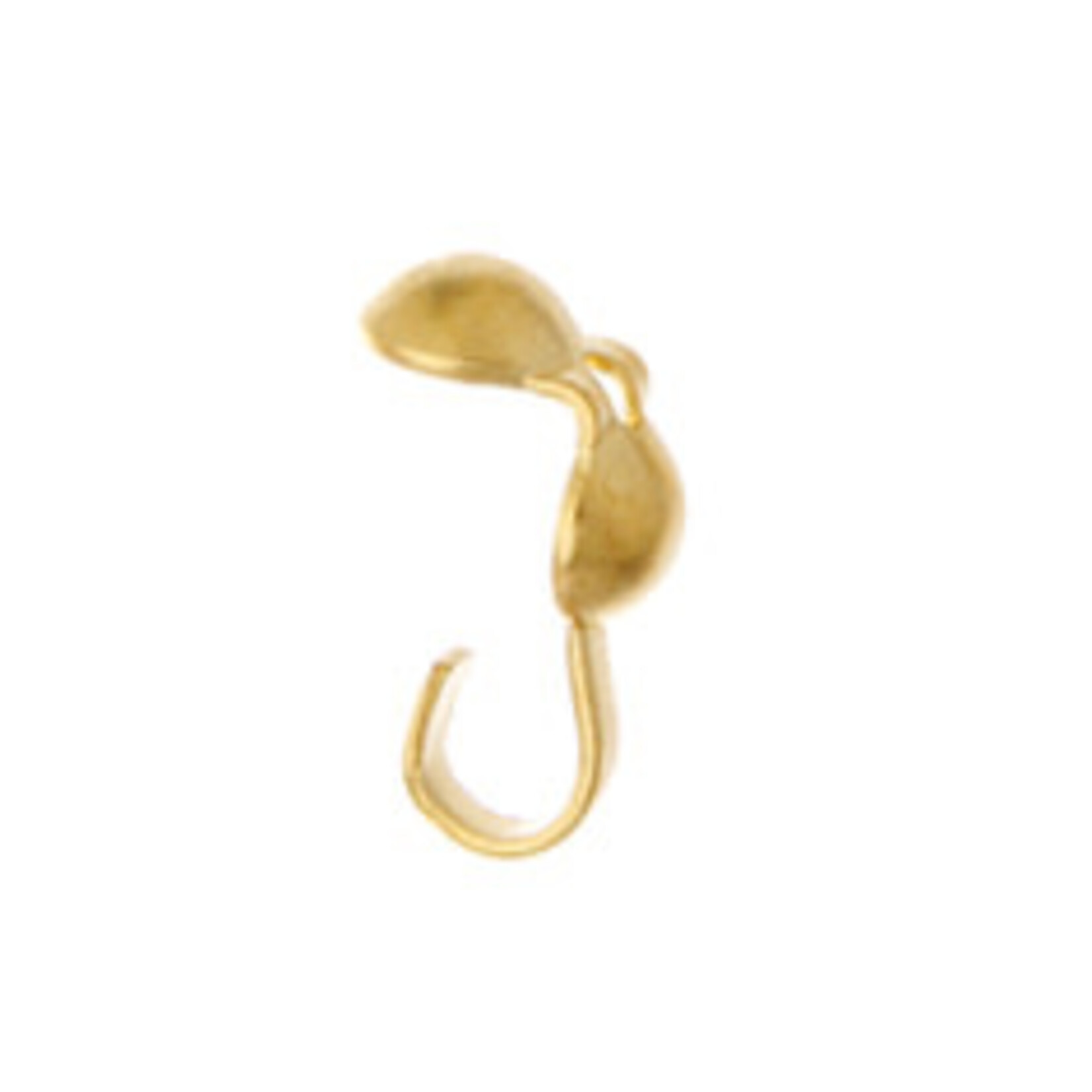 Bead Tips 3.5mm Round Gold (12 pieces)