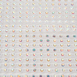Crystal Lane Rhinestone Banding 10Yds 1Row SS12 White Casing - Crystal AB