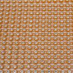 Crystal Lane Rhinestone Banding 10Yds 1Row SS12 Gold Casing - Crystal