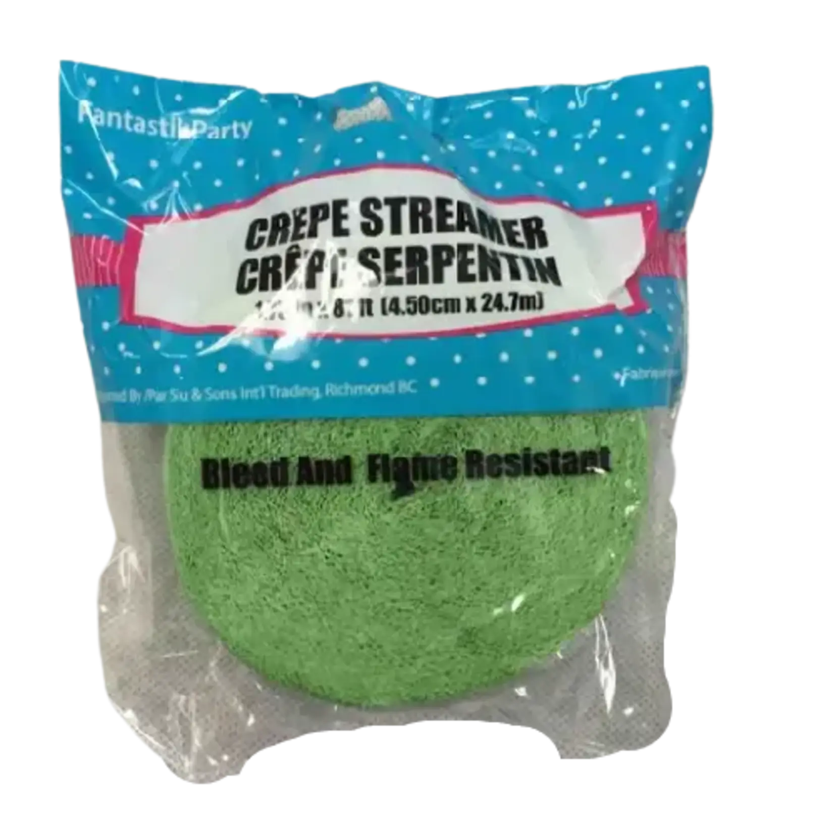 Crepe Streamers 1.75 x 81 Inches